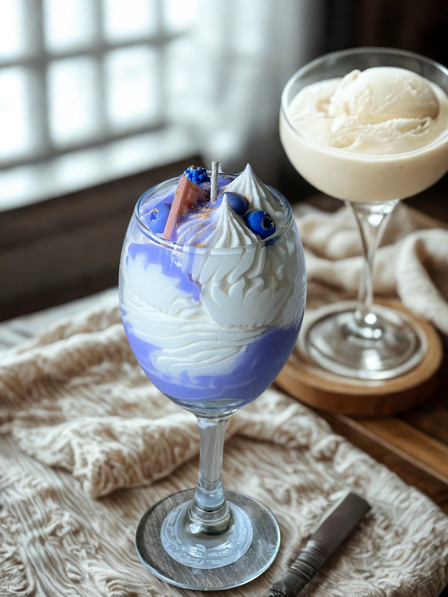 Scented candle dessert