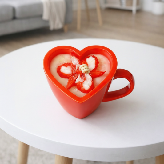 Doftljus-i-vax Alla hjärtans dag