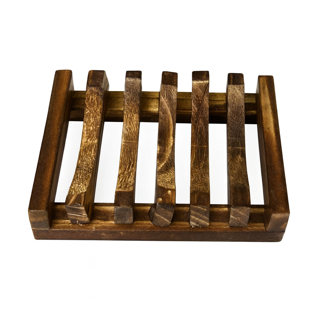 Bamboo soap dish